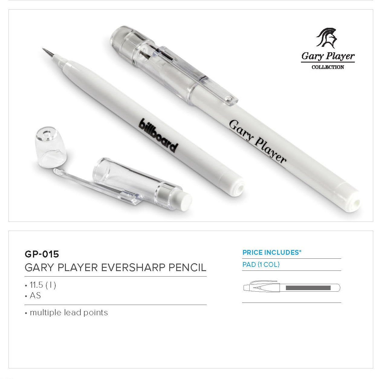 Gary Player Eversharp Pencil